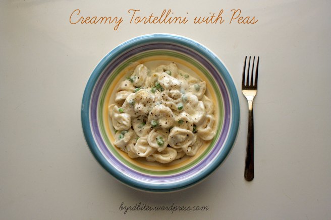 Creamy Tortellini with Peas